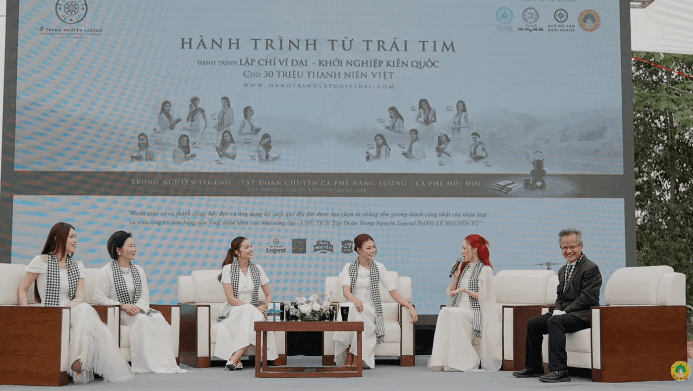 Tập đoàn Trung Nguyên Legend tổ chức chương trình giao lưu tại Trường Đại học Tân Trào